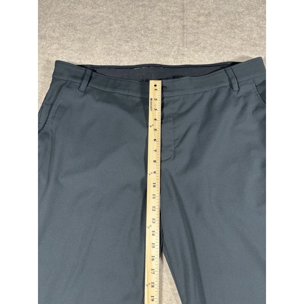Nike Dri-Fit Men's Pants Black Golf 42x32 Chinos Slacks Flat Front Stretch